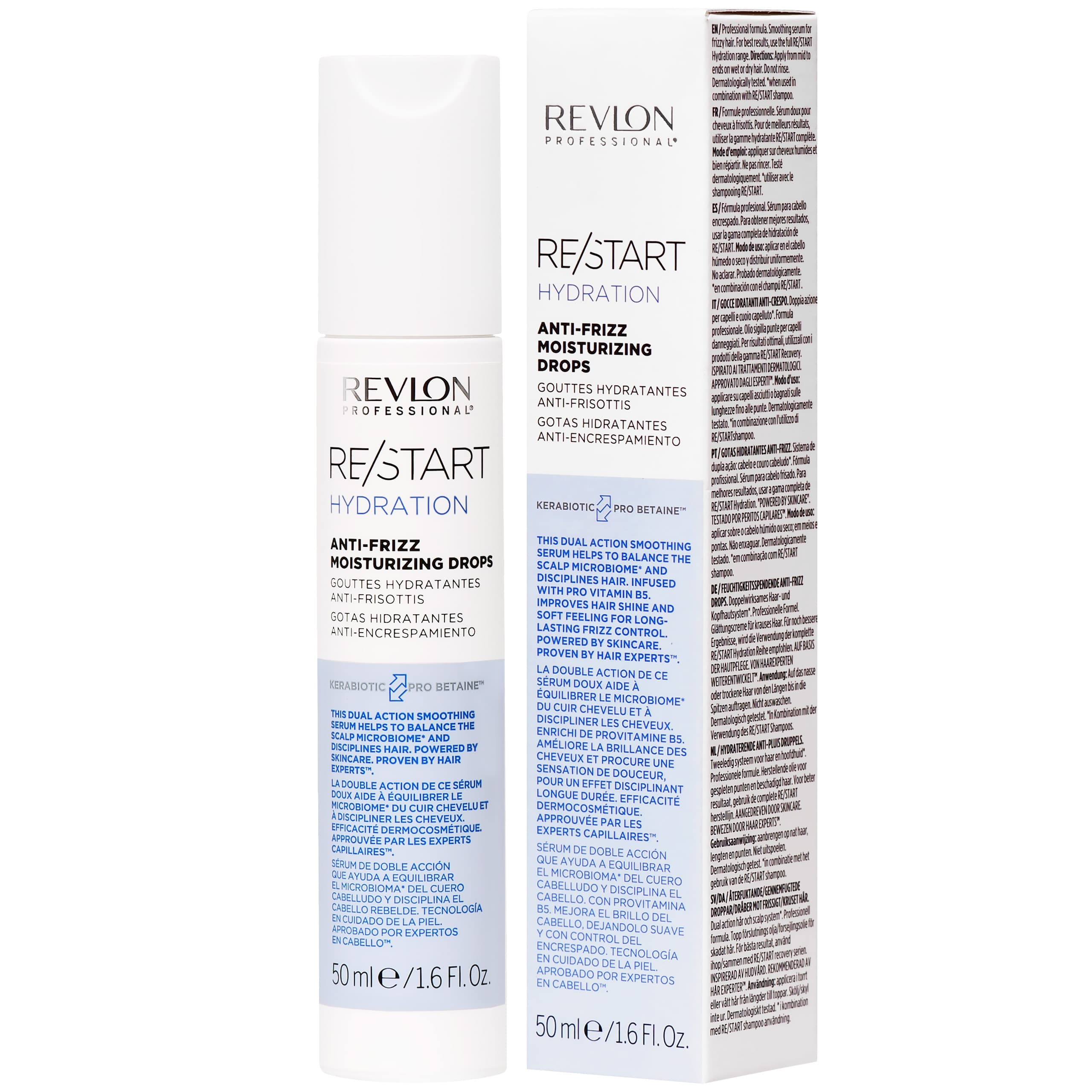 RE/START Hydration Anti-Frizz Drops - nawilżające serum do włosów w kropelkach