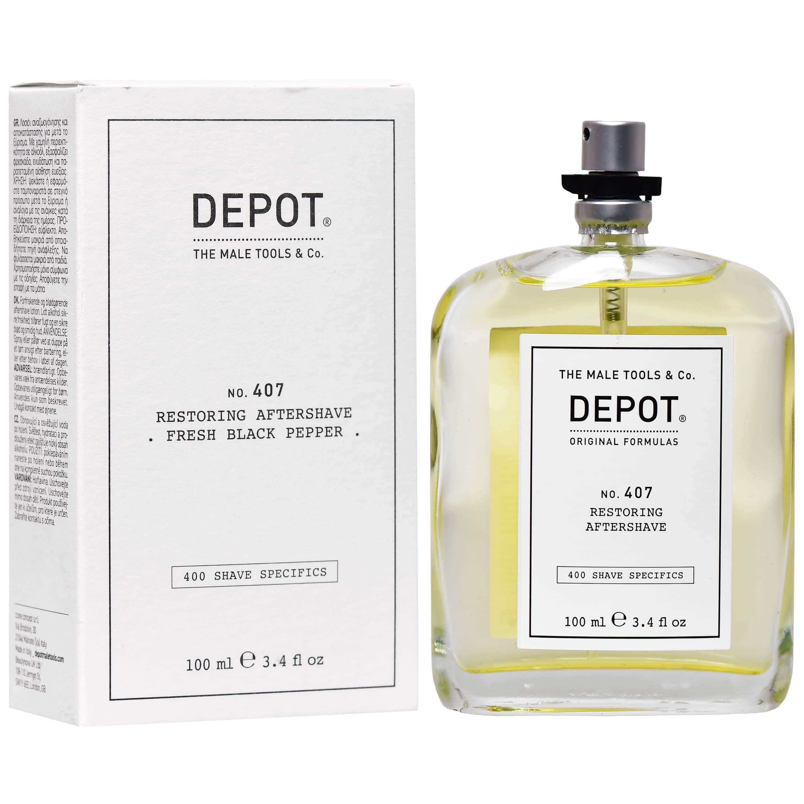 NO.407 Restoring Aftershave - orzeźwiająca woda po goleniu