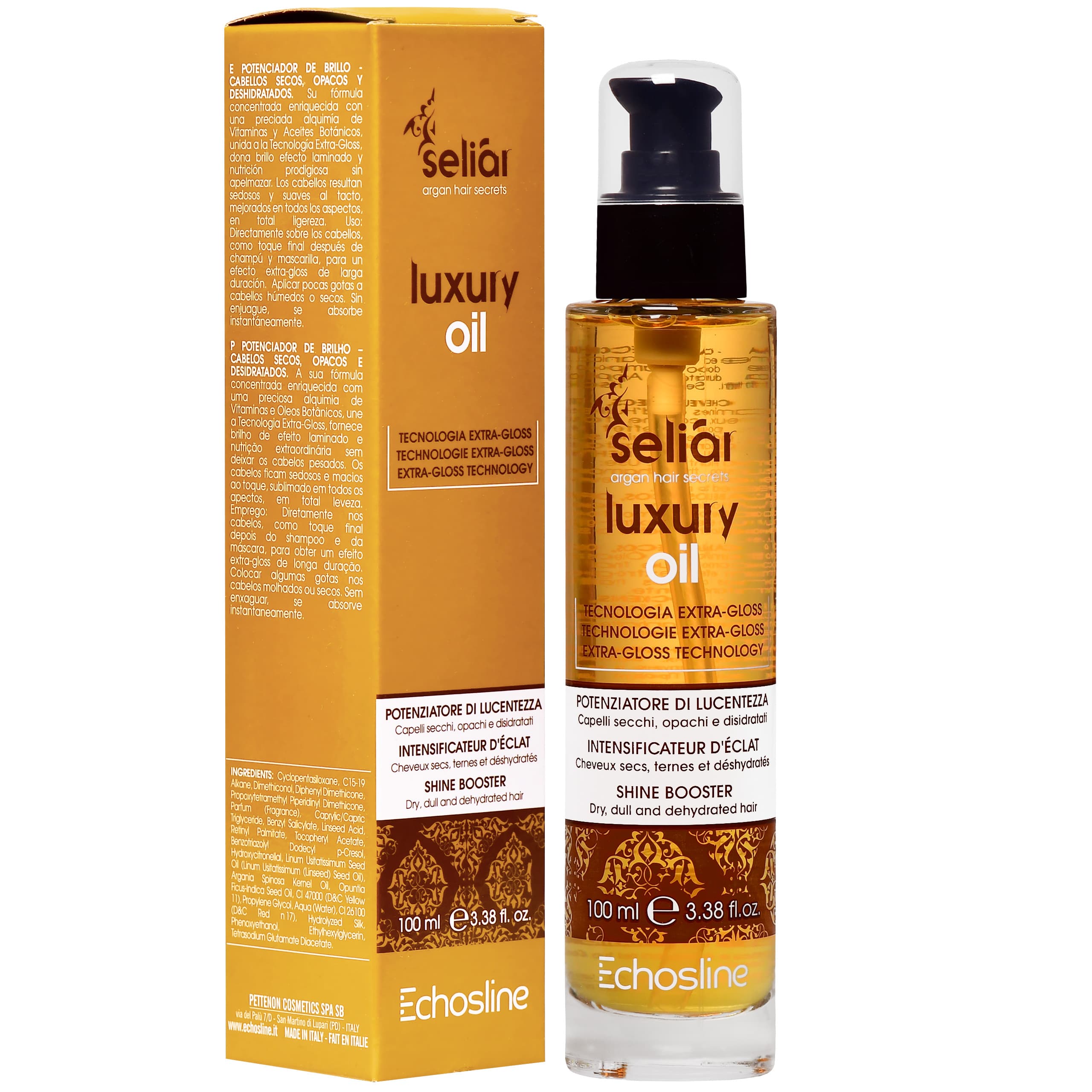 Seliar Luxury Oil – nabłyszczający olejek do włosów suchych i matowych