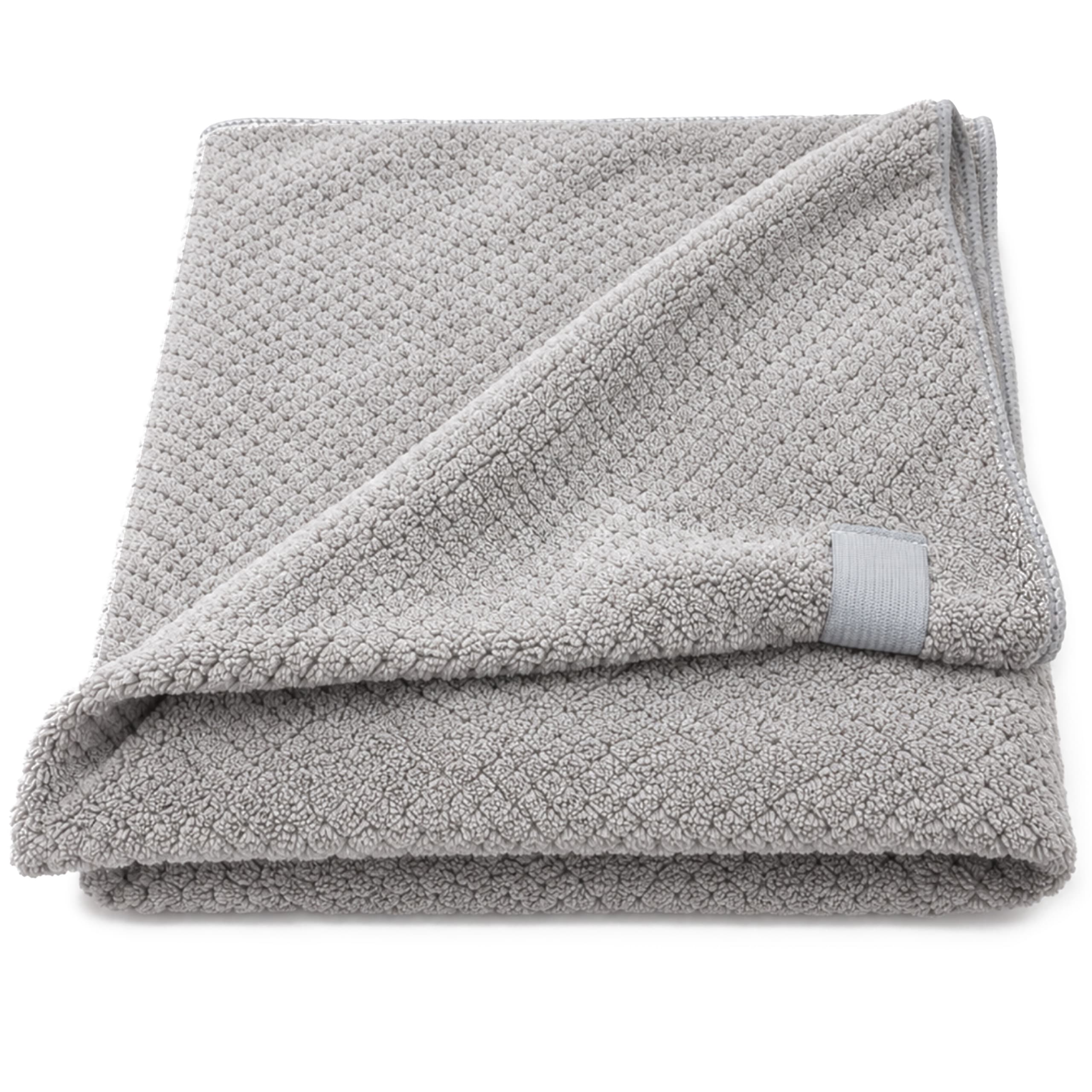 DeniCarte Szary Turban Do Włosów – chłonny ręcznik z mikrofibry