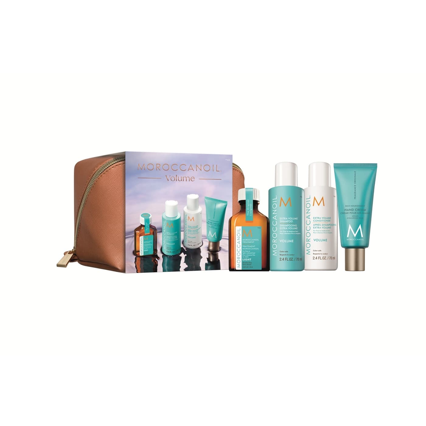 Volume Travel Set, dodający objętość zestaw podróżny, szampon + odżywka + kuracja + gratis
