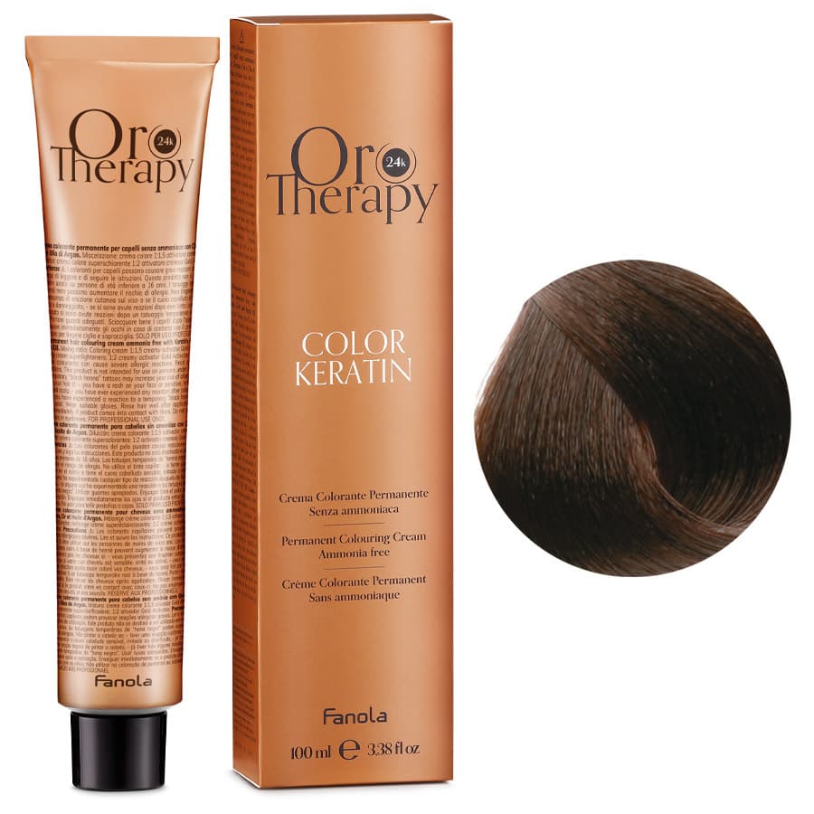 ORO THERAPY COLOR KERATIN Farba do włosów bez amoniaku - 5.00
