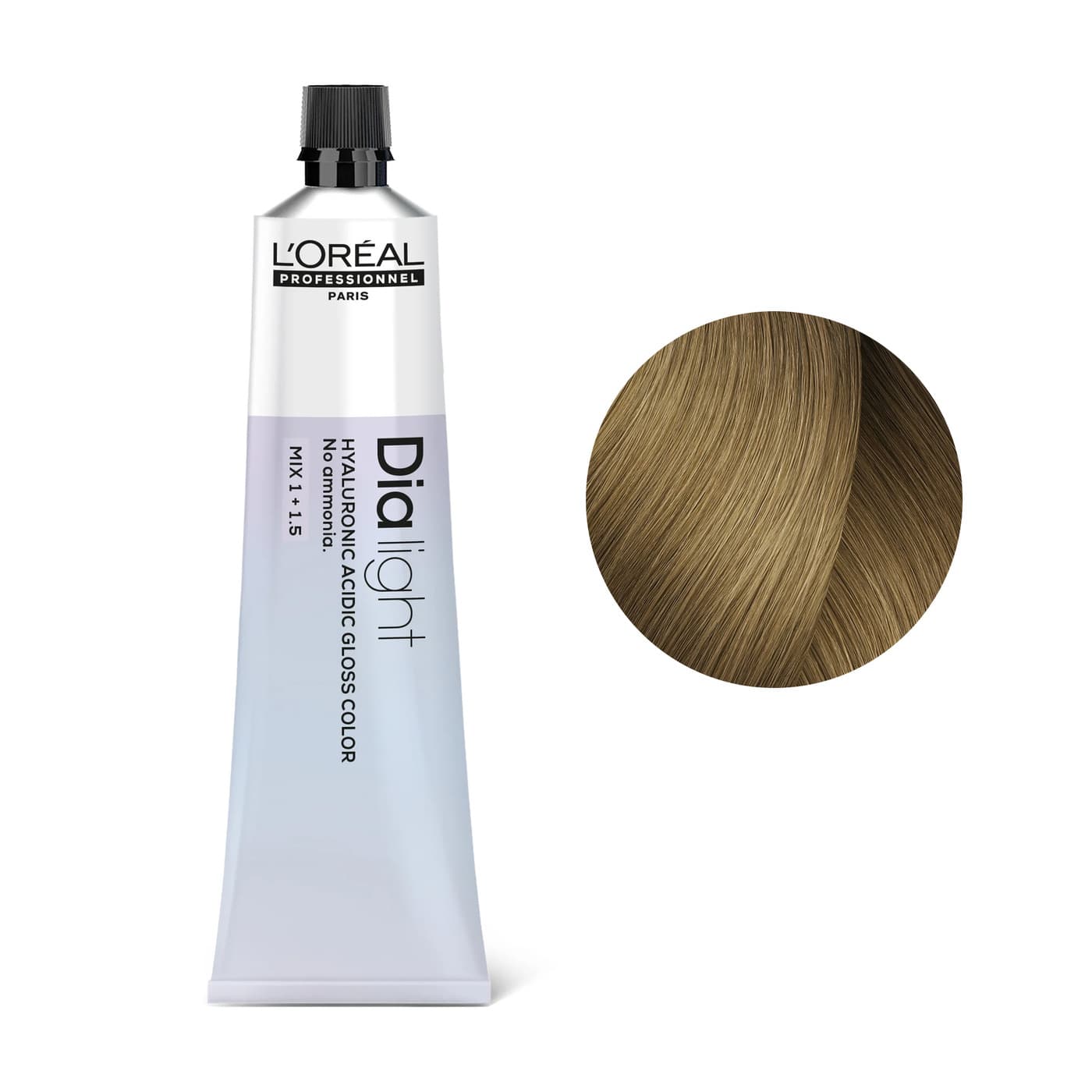 Loreal Dia Light, krem koloryzujący z kompleksem hialuronowym, 8.3