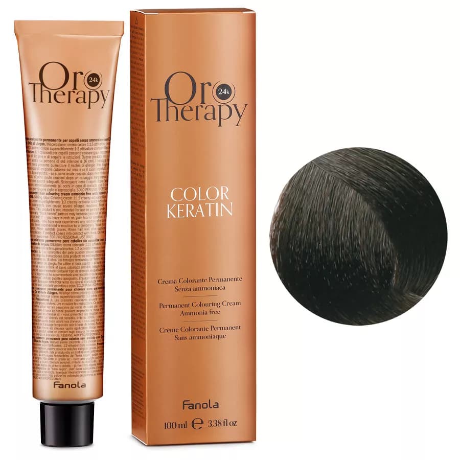 ORO THERAPY COLOR KERATIN Farba do włosów bez amoniaku - 3.0