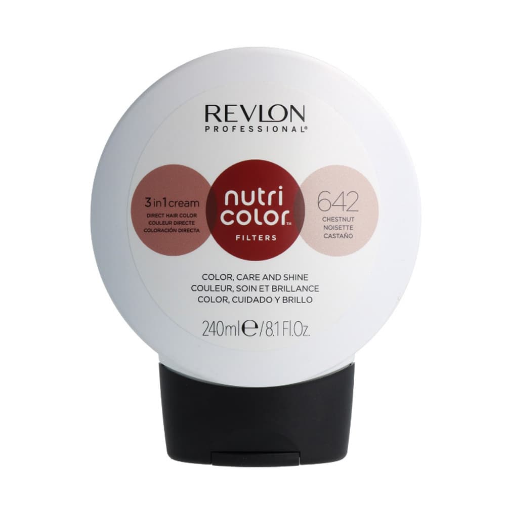 Revlon Nutri Color Filters, maska koloryzująca bez amoniaku, kasztan