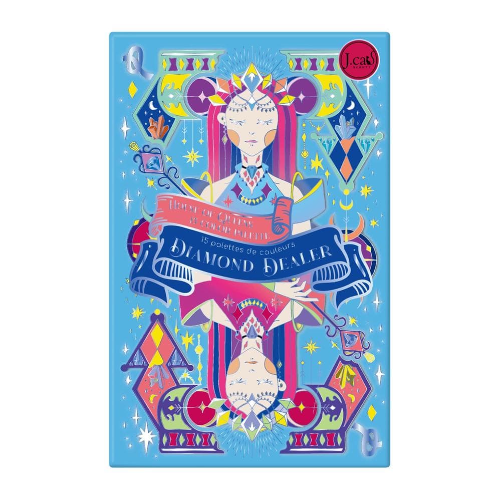 House of Queens 15 color paletter, paleta cieni do oczu, Diamond dealer