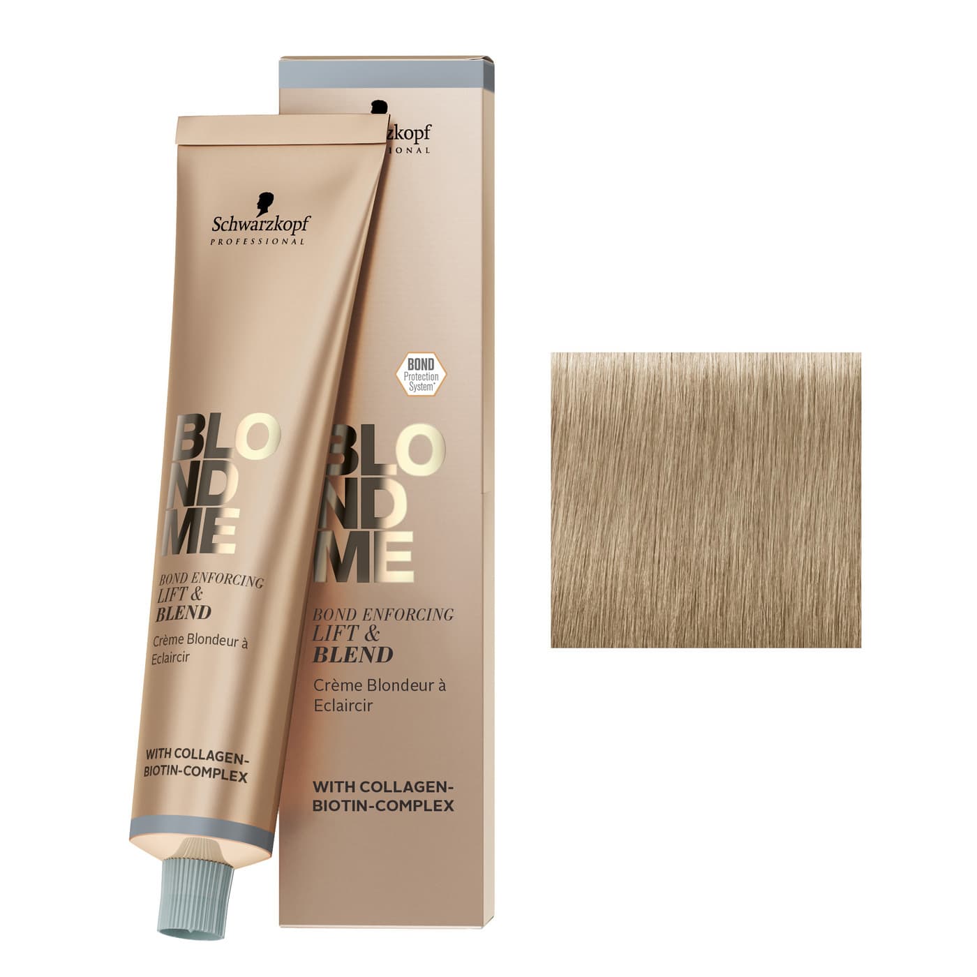 BLONDEME LIFT&BLEND Rozjaśniający krem koloryzujący do włosów siwych - Ash
