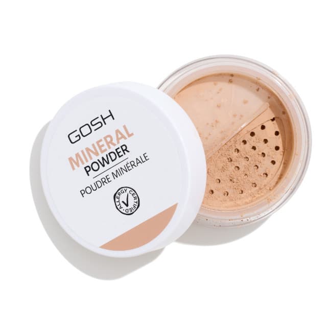 Gosh Mineral Powder, puder mineralny do twarzy, sypki,, 002 Ivory