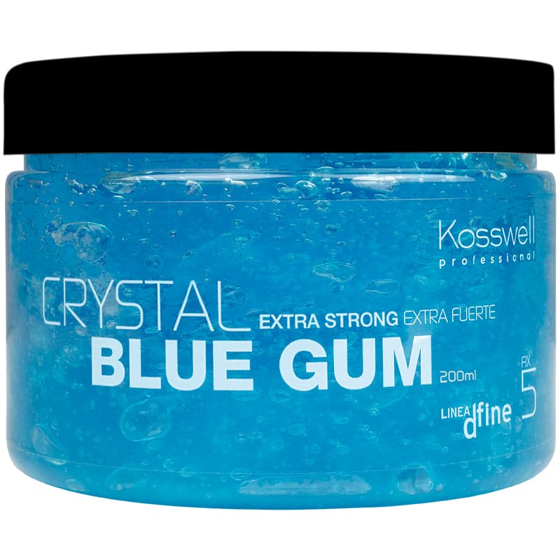 Crystal Blue Gum, ekstra mocna guma do włosów