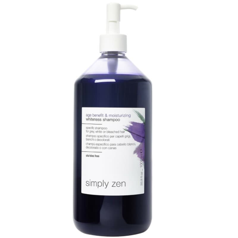 Age benefit&moisturizing whiteness, szampon schładzający kolor włosów