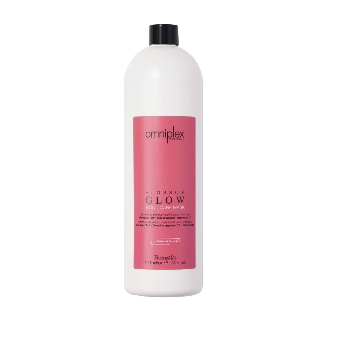 Omniplex Blossom Glow Bond Care Mask, maska wzmacniająca wiązania we włosach