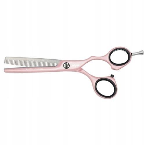 White Line Pastell Plus Crane 39 Thinning Scissors Rose, degażówki fryzjerskie, 5,5", ref. j43255-8