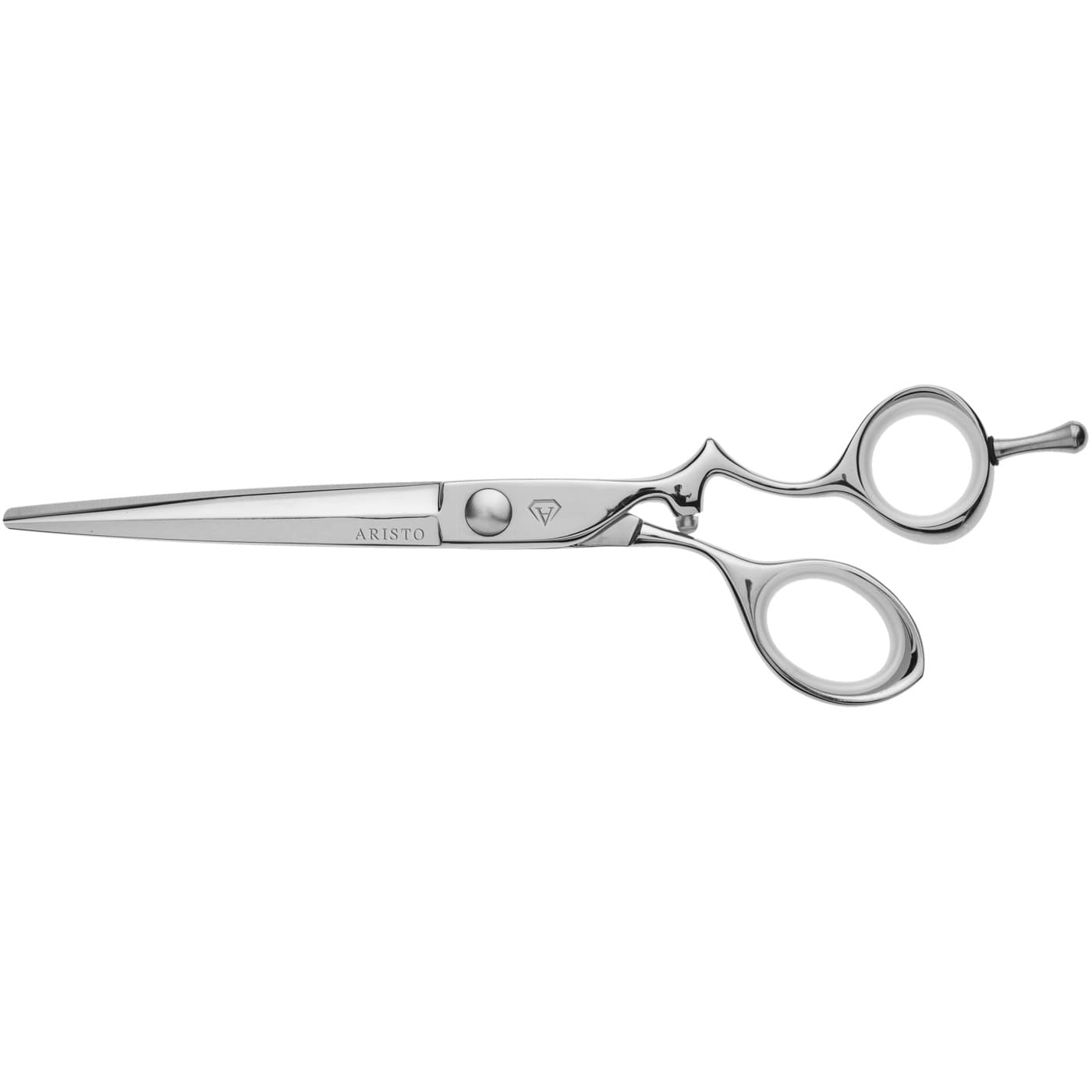 Cut Like a Diamond Nao, nożyczki fryzjerskie offsetowe 7.0", stal kobaltowa, ergonomiczne, profesjonalne