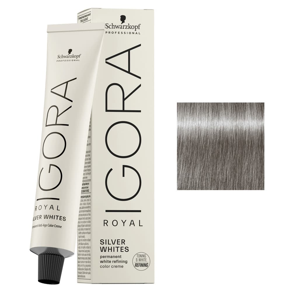 Schwarzkopf Igora Royal Silver Whites, farba, niebiesko-szary
