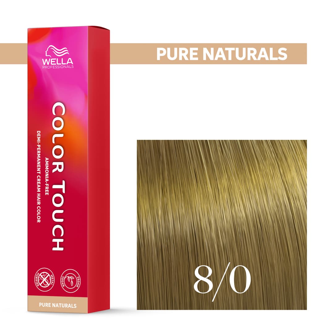 Wella Color Touch, krem tonujący bez amoniaku, 8/0