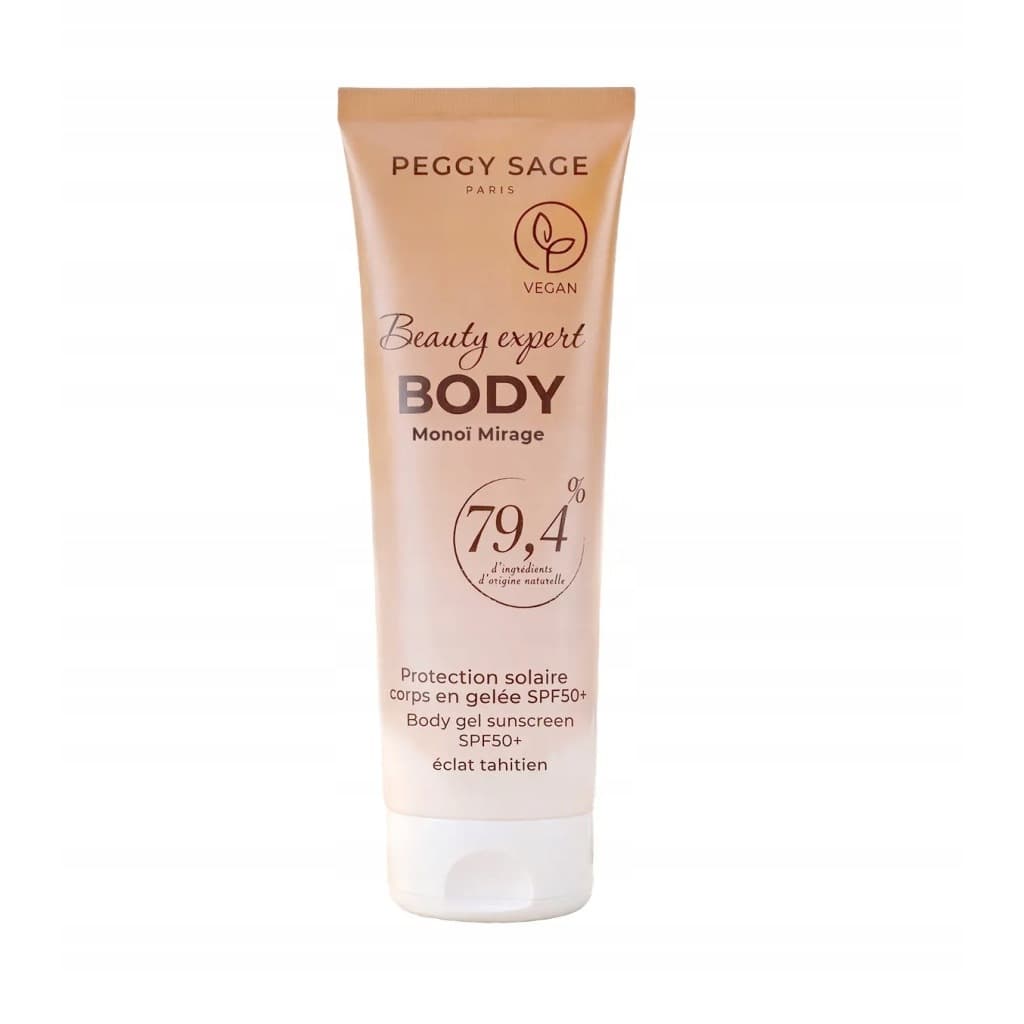Monoï Mirage, żel do ochrony przeciwsłonecznej ciała SPF 50+, Éclat Tahitien