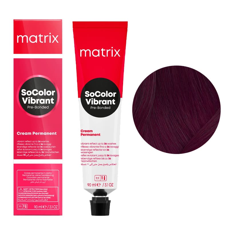 SoColor Vibrant, farba do włosów z technologią Pre-Bonded, 5RV+