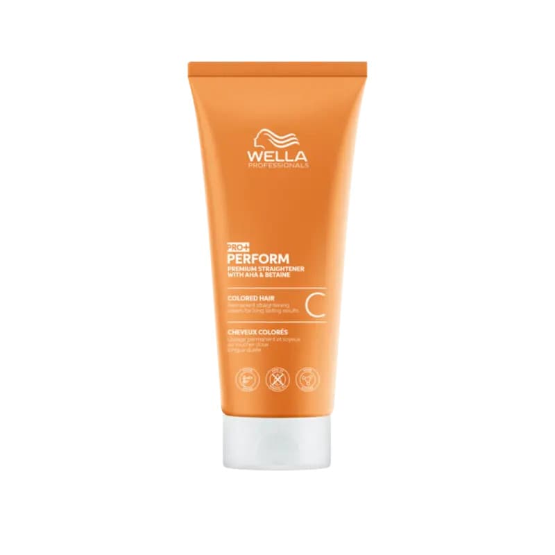 PRO+ PERFORM C PREMIUM STRAIGHTNER Krem do trwałego prostowania włosów farbowanych