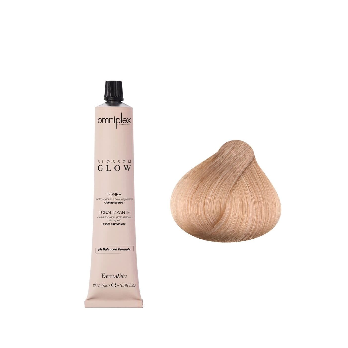 Toner Omniplex Blossom Glow Apricot, toner do włosów bez amoniaku, morelowy