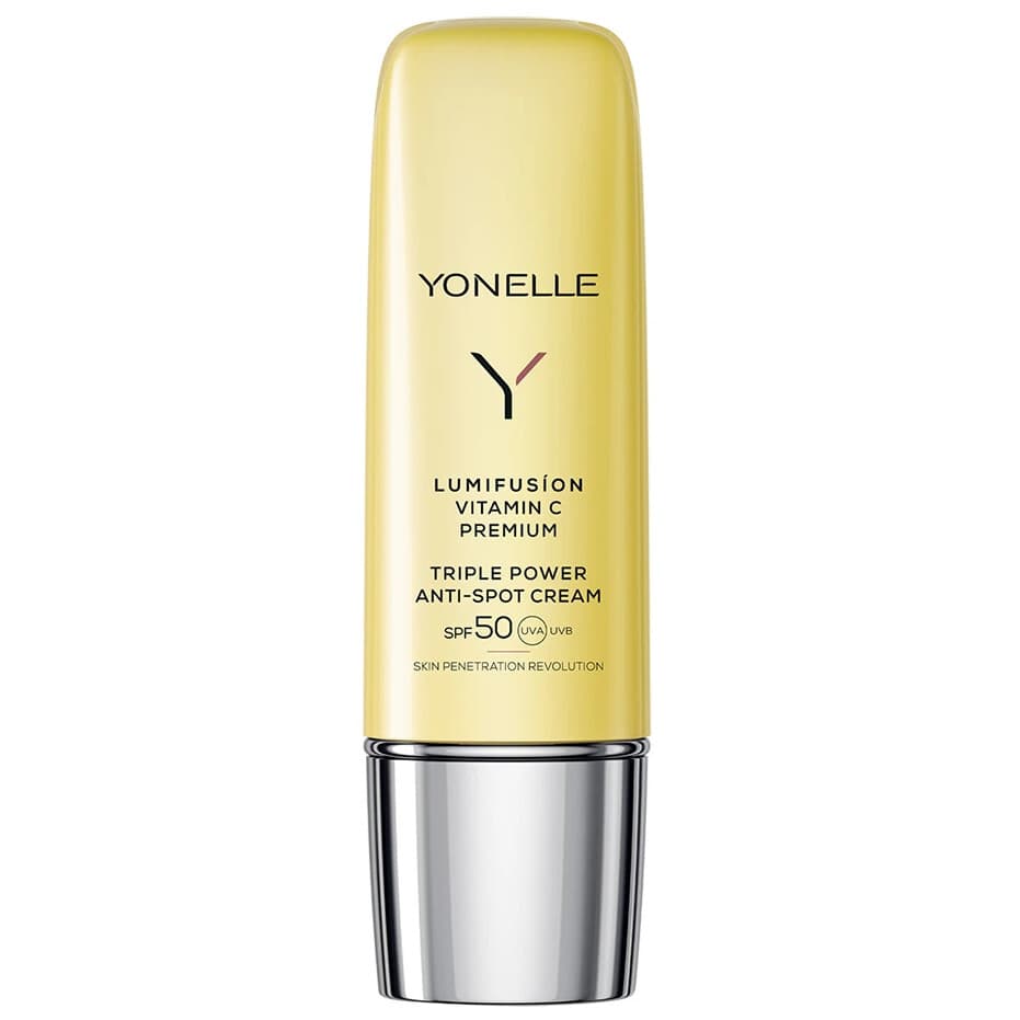 Lumifusion, potrójnie aktywny krem z witaminą C przeciw przebarwieniom SPF50