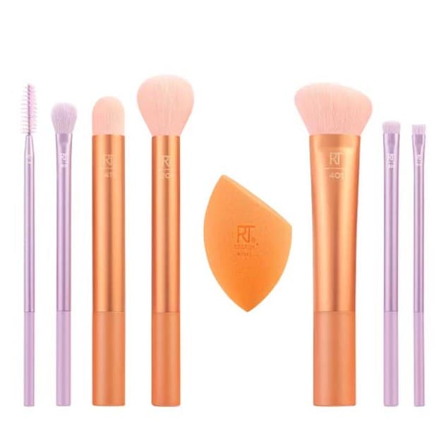 Level Up Brush + Sponge zestaw pędzli do makijażu. + gąbka do makijażu
