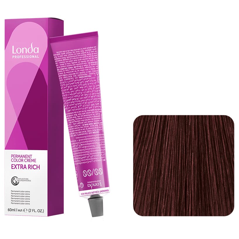 Londa Color Permanent, farba do włosów, 5/74