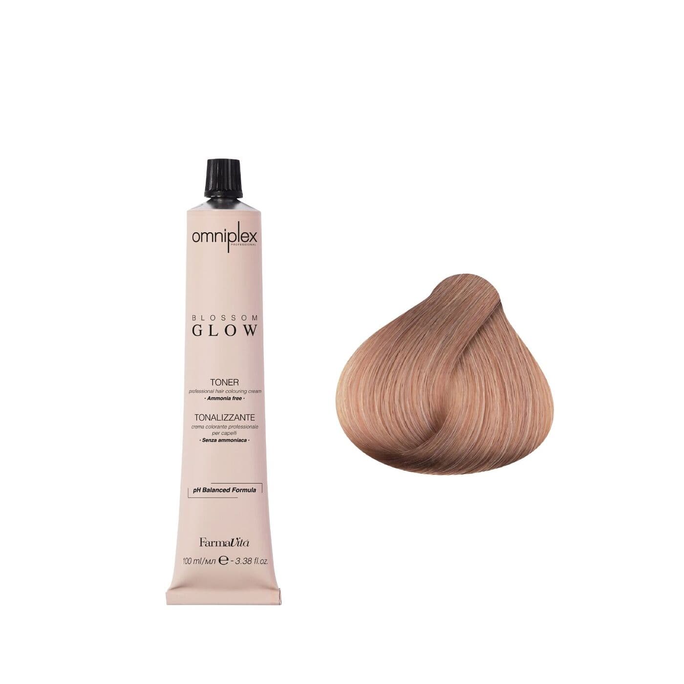 Toner Omniplex Blossom Glow Brown Mahogany, toner do włosów bez amoniaku, brązowo-mahoniowy
