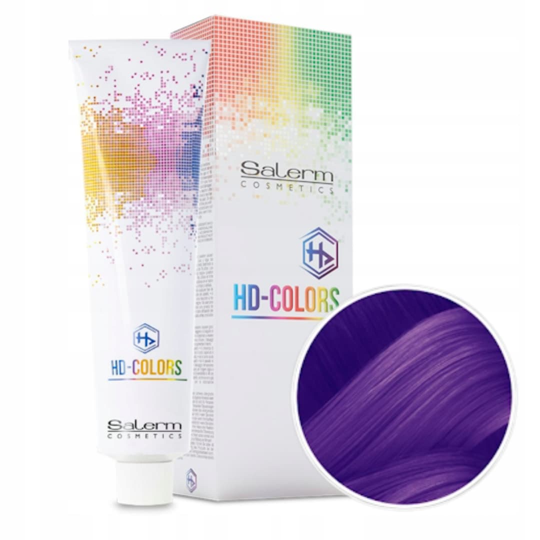 HD COLORS, farba do włosów półtrwała bez amoniaku, violet