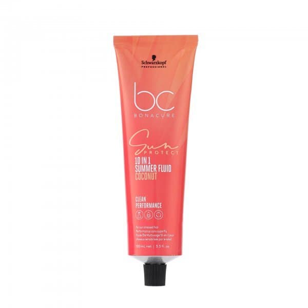 Schwarzkopf BC Sun Protect Summer Fluid Coconut, fluid 10w1 do włosów poddanych eskpozycji na słońce