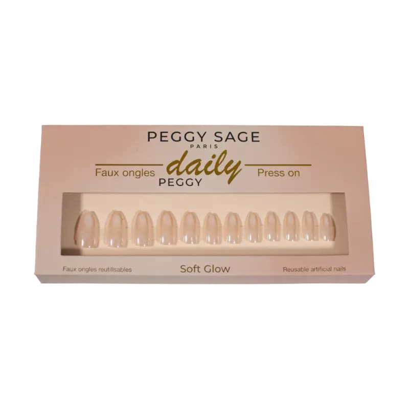 Sage, zestaw sztucznych paznokci, Soft Glow