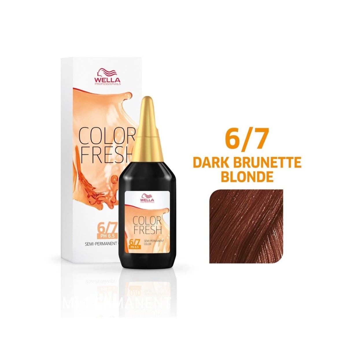 Wella Color Fresh, farba demipermanentna do włosów, 6/7