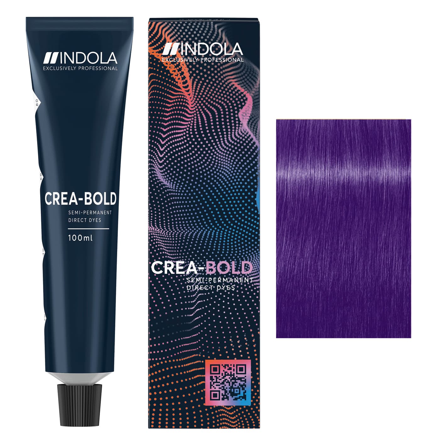 Crea Bold, farba do włosów półtrwała, Deep Purple