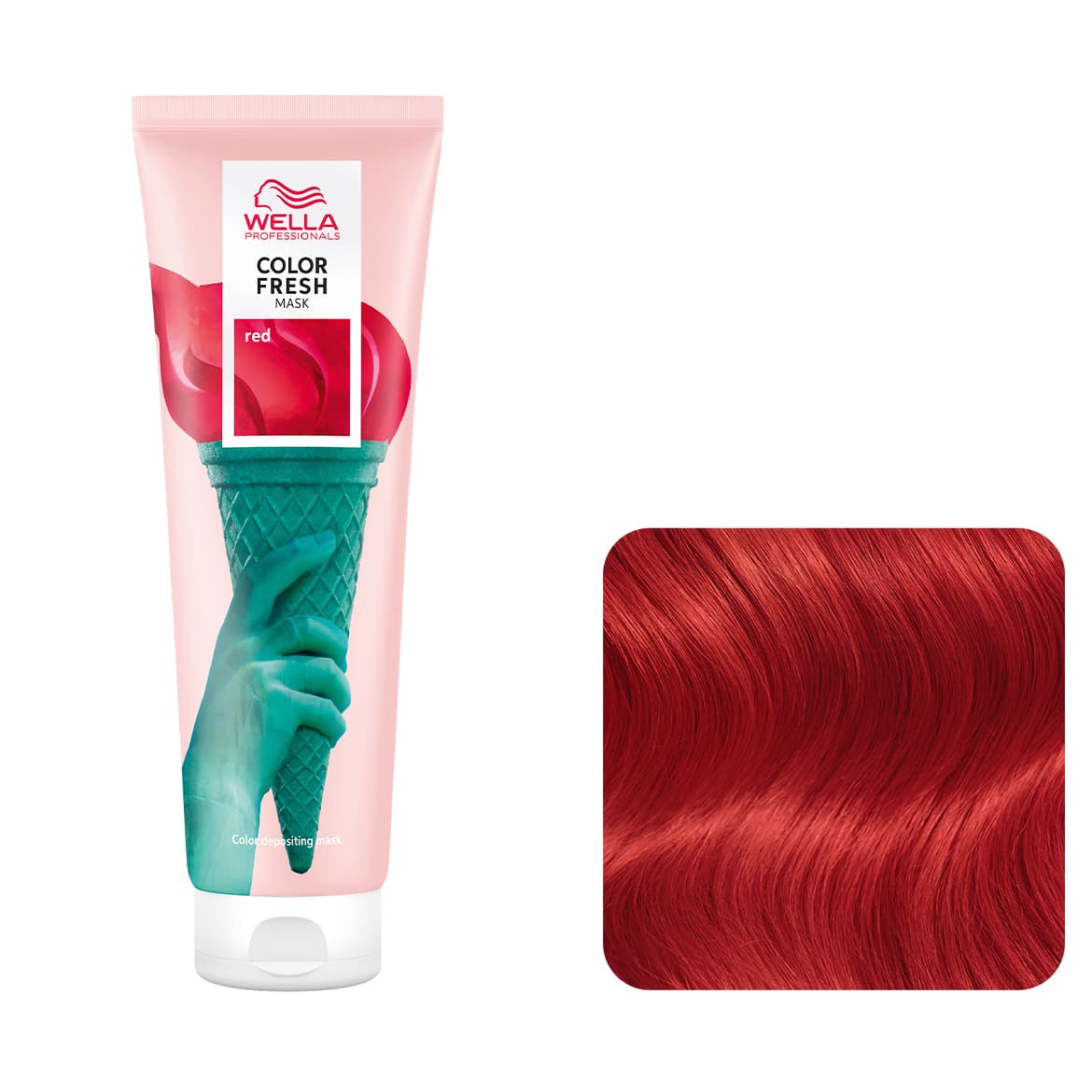 COLOR FRESH Koloryzująca maska do włosów - Red