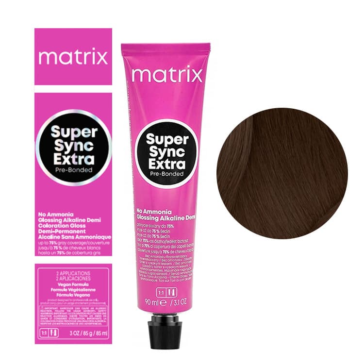 Super Sync Pre-Bonded, krem do koloryzacji ton w ton, 5NN/5.00