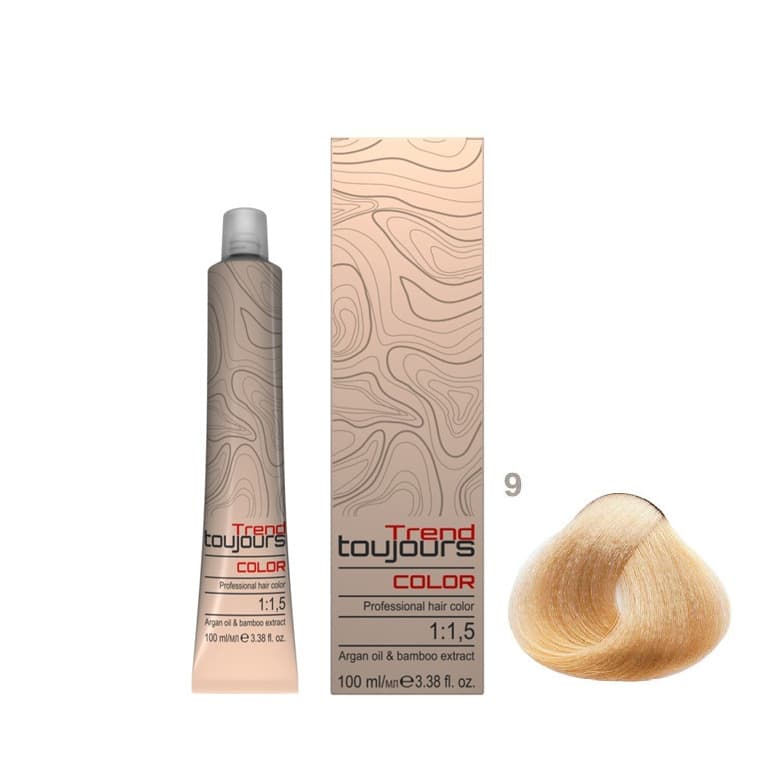 Professional Color Care, farba do włosów, 9