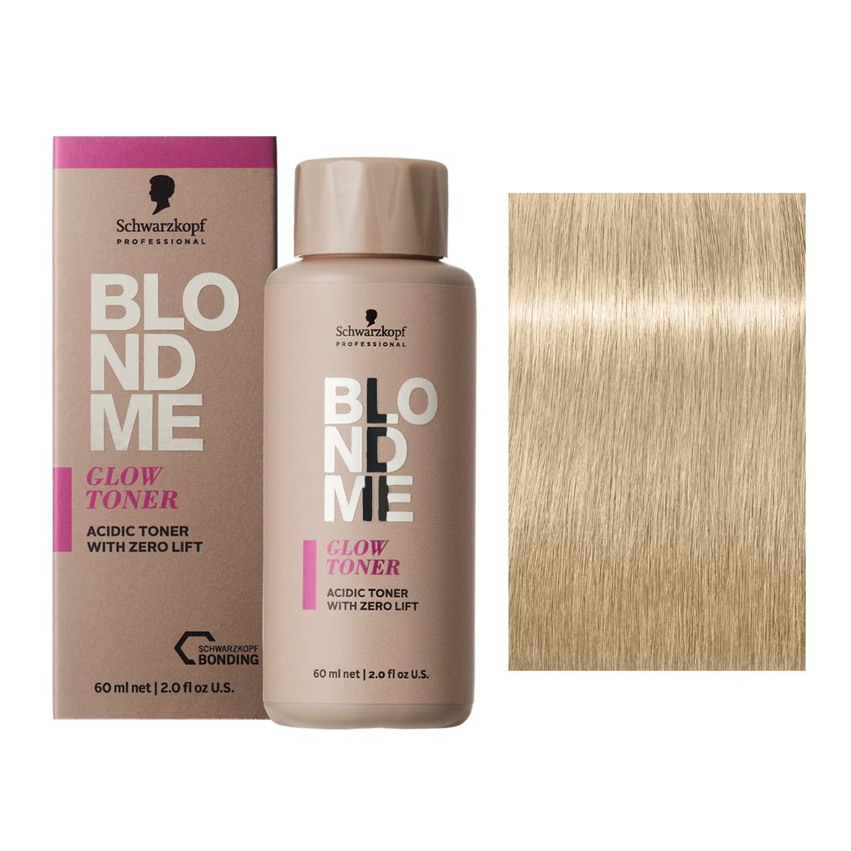 Schwarzkopf BlondMe Glow Toner, demi-permanentny toner do włosów, sand