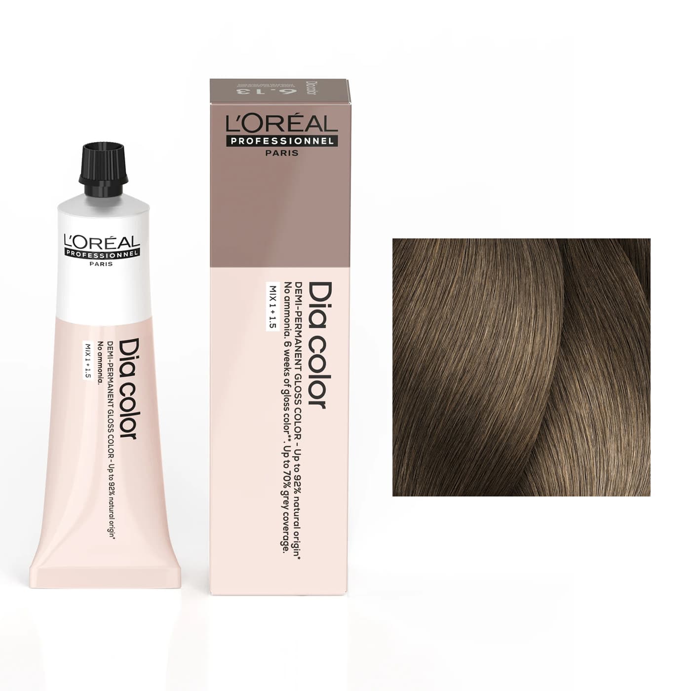 Loreal Dia Color, koloryzacja ton w ton, 7.32