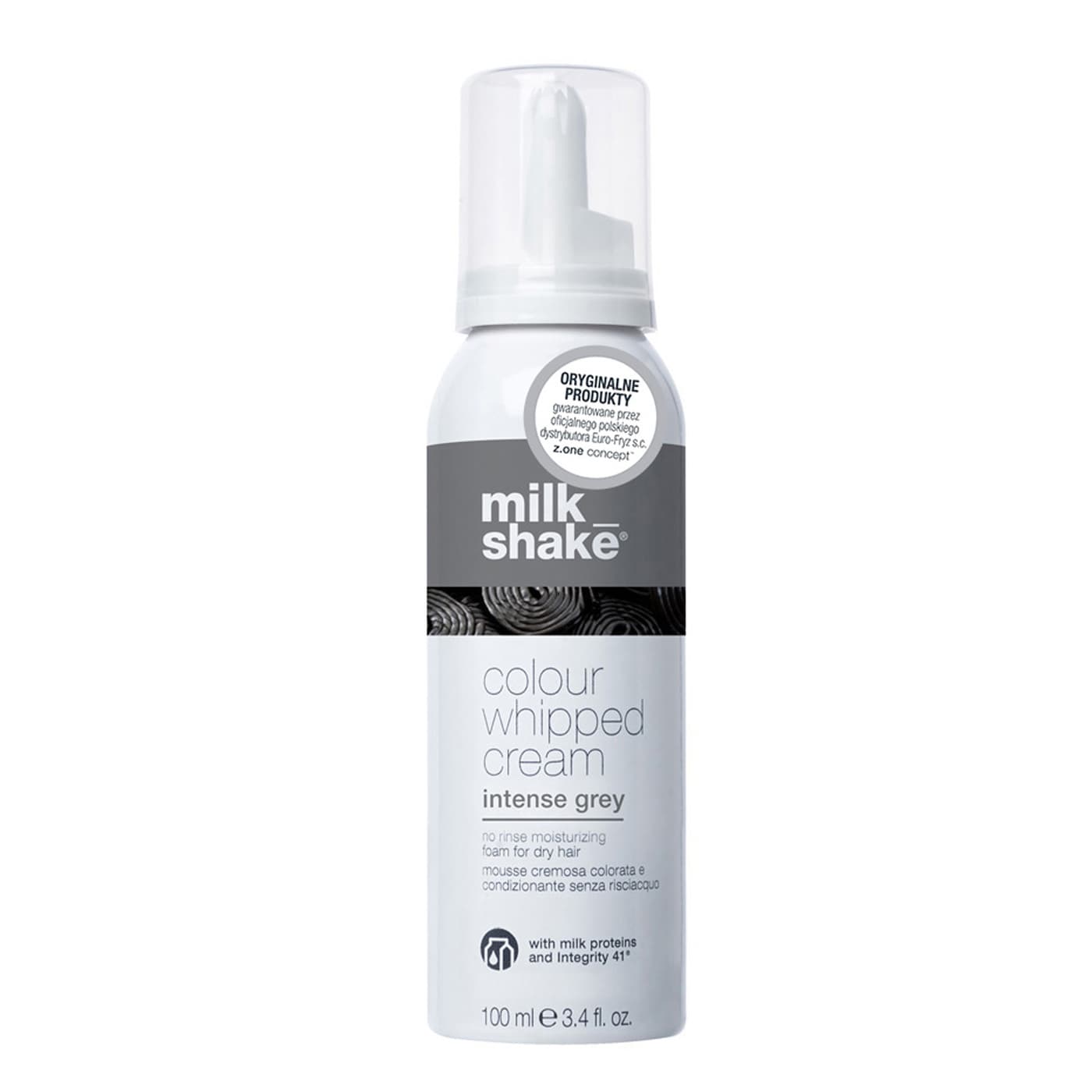 Shake Colour Whipped Cream, pianka koloryzująca, intense grey
