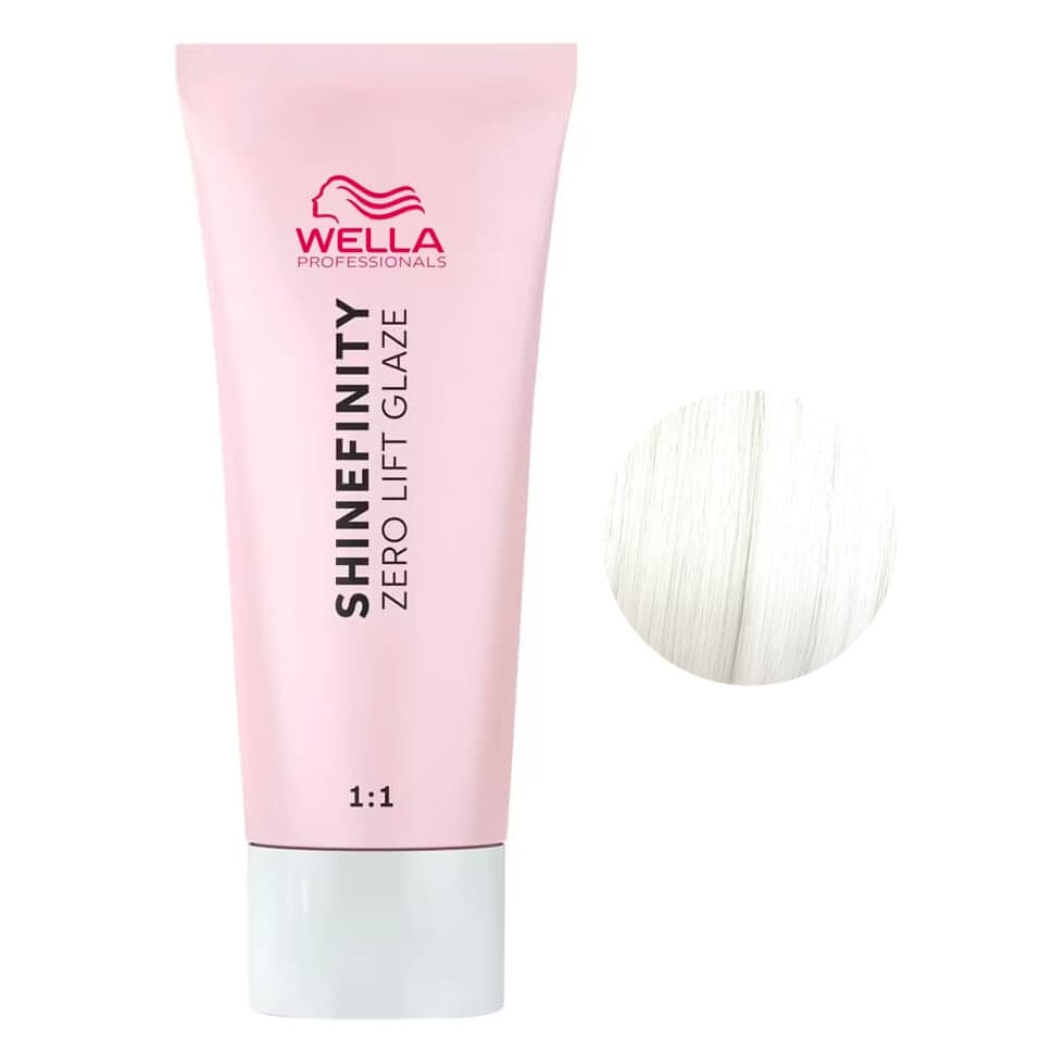 WELLA SHINEFINITY ZERO LIFT GLAZE Krem koloryzujący półtrwały - 00/00