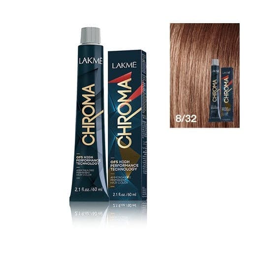 Chroma, farba do włosów o łagodnej formule, 8/32