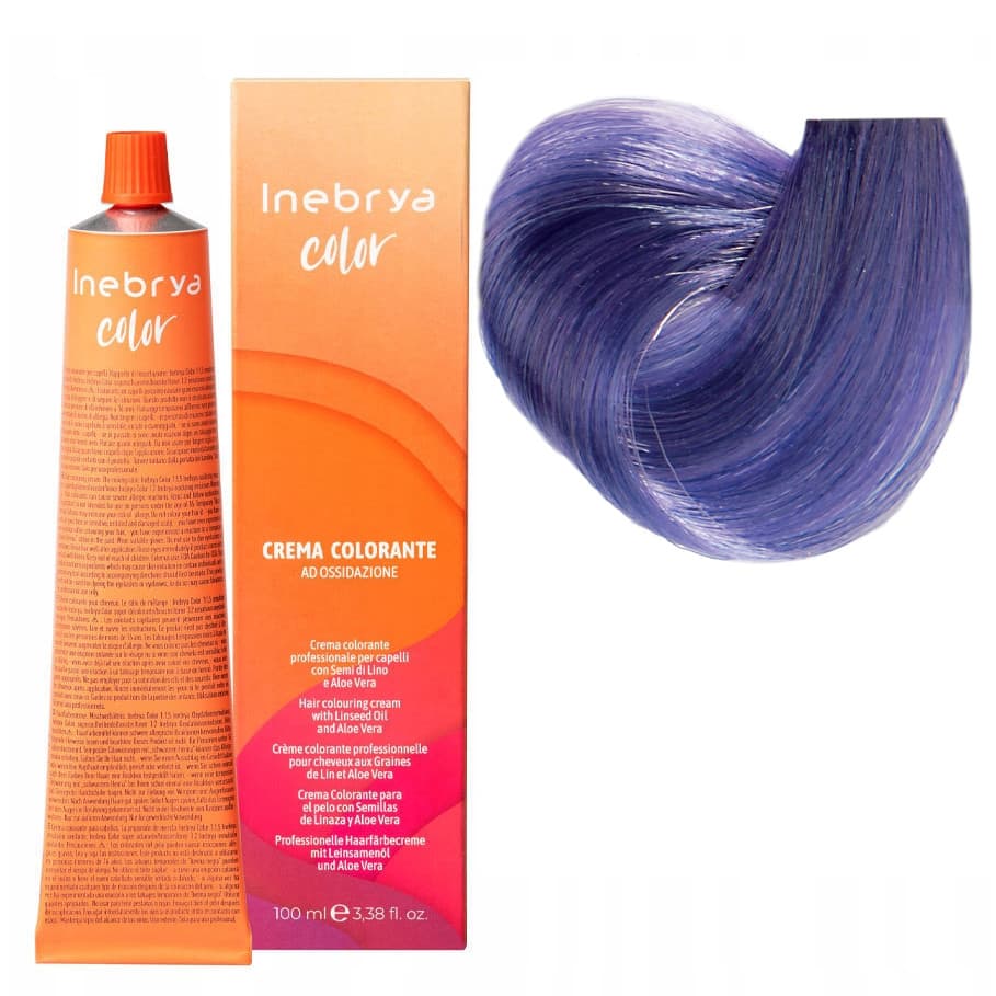 COLOR Permanentna farba do włosów w kremie - Lavender