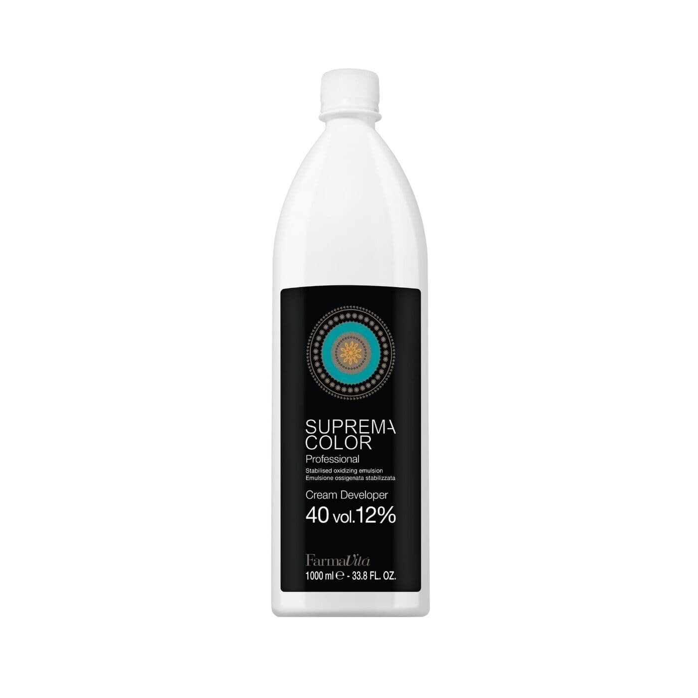 Suprema Color CR. Developer, oksydant, krem rozjaśniający, 40 vol. 12%