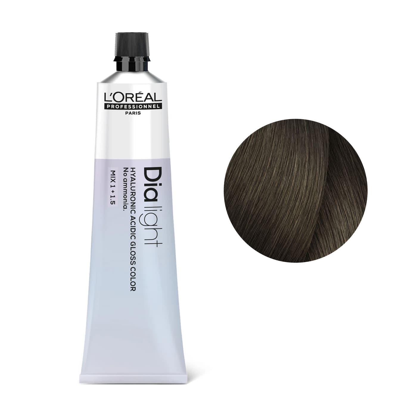 Loreal Dia Light, krem koloryzujący z kompleksem hialuronowym, 6