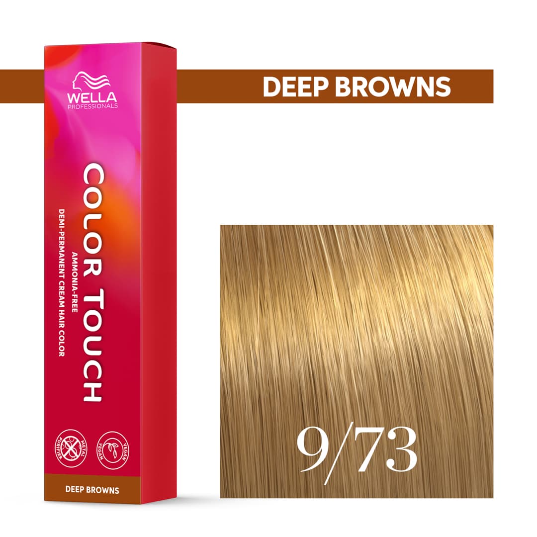 Wella Color Touch, krem tonujący bez amoniaku, 9/73