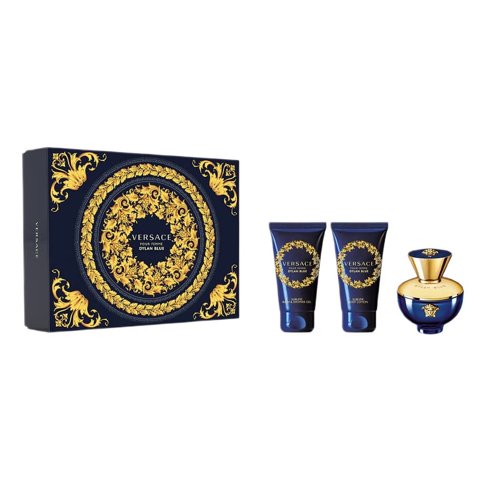 Pour Femme Dylan Blue zestaw woda perfumowana spray + żel pod prysznic + balsam do ciała (W)