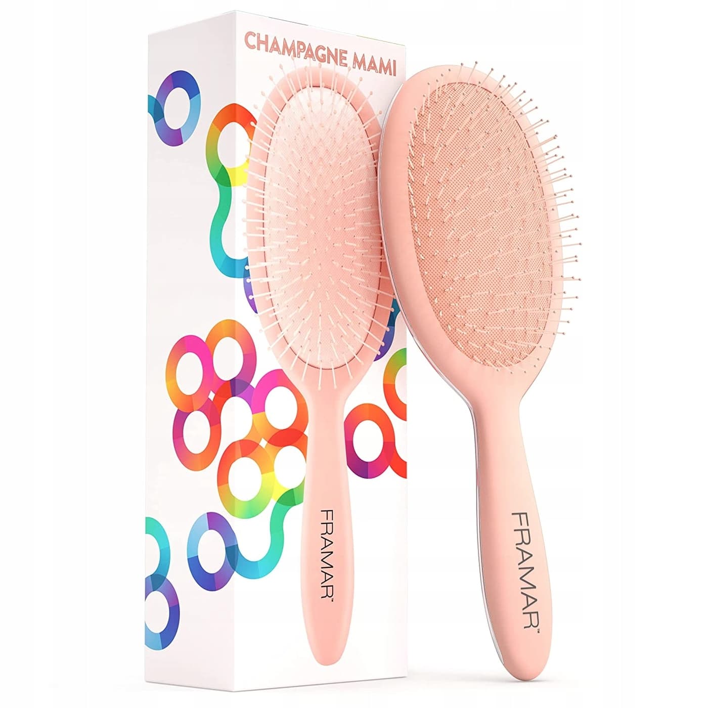 Detangle Brush, szczotka do włosów, champagne mami