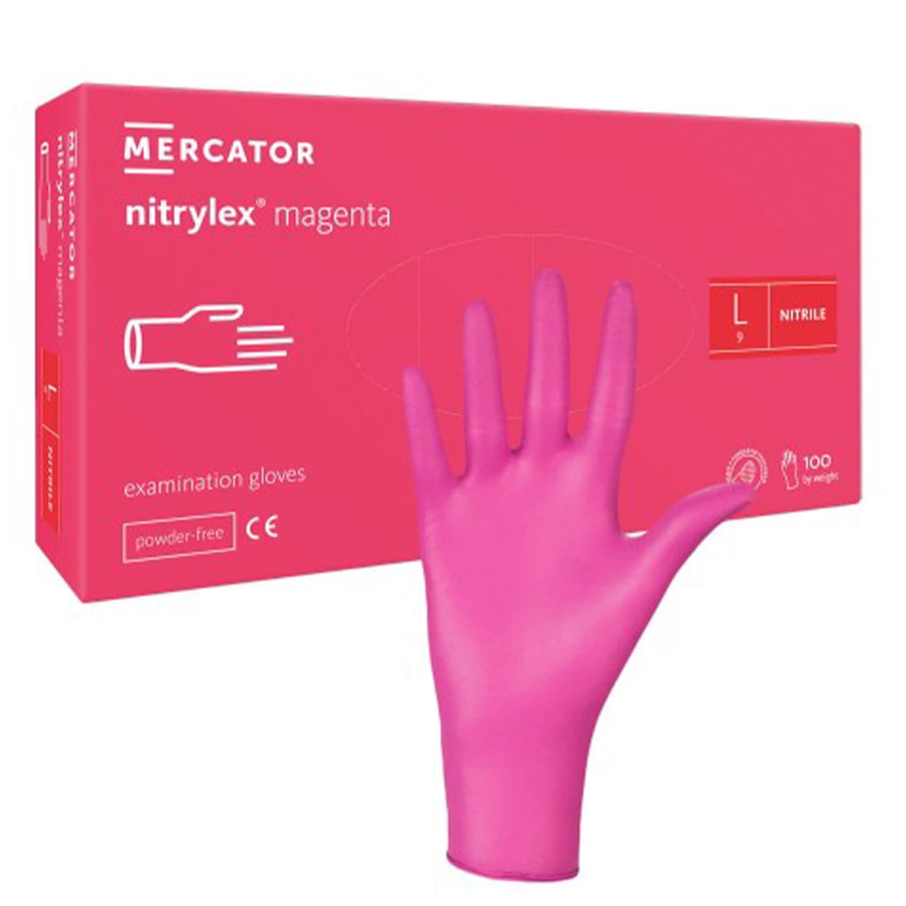 Nitrylex Magenta, rękawice nitrylowe