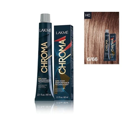 Chroma, farba do włosów o łagodnej formule, 6/66