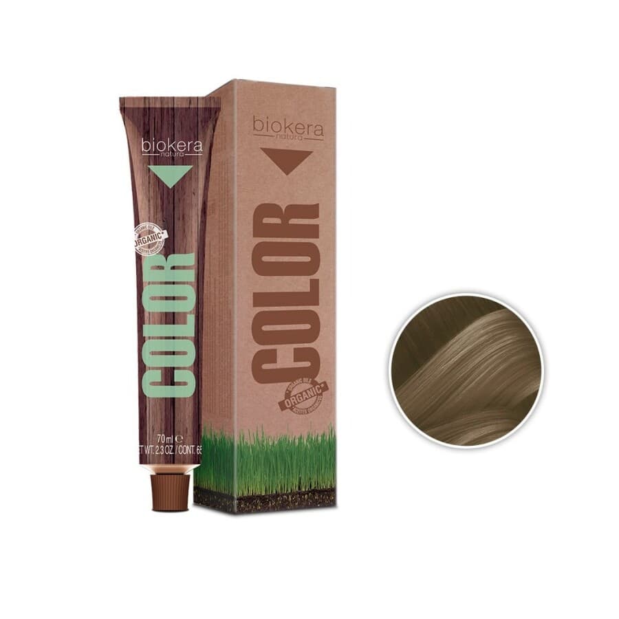 Natura Color, trwała farba do włosów z olejkami roślinnymi, 8.1
