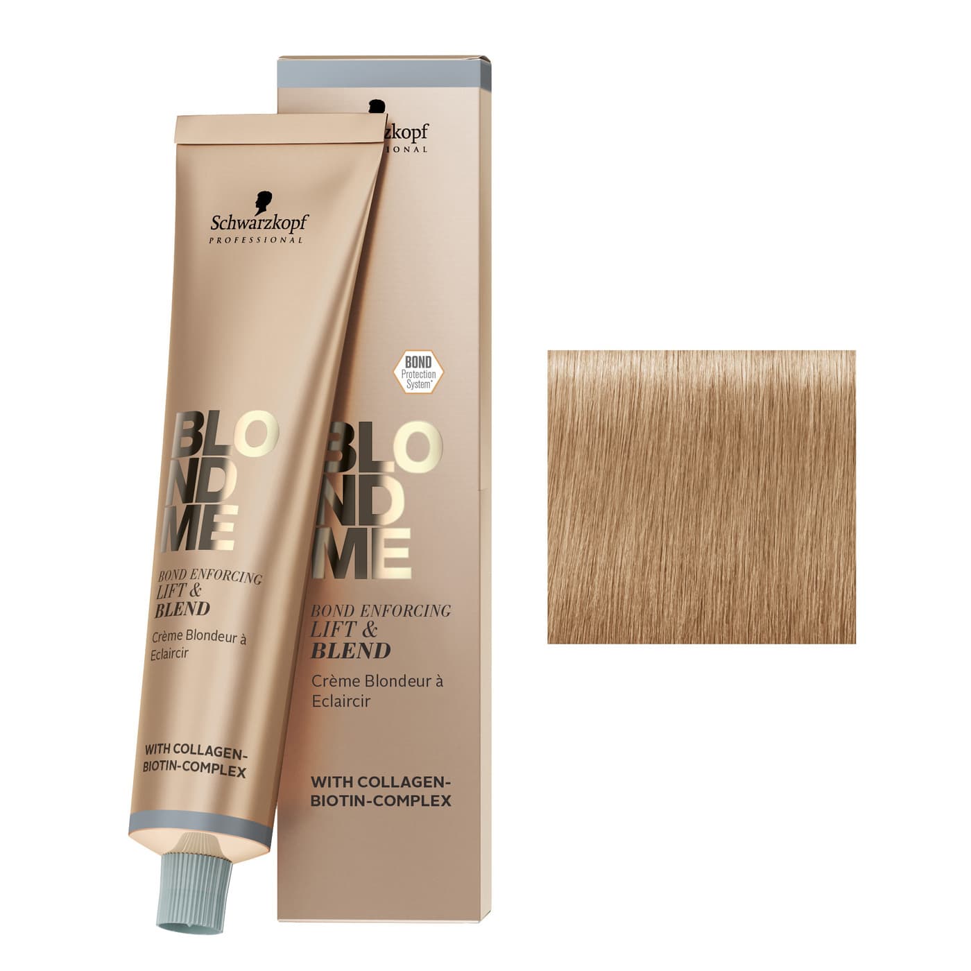 BLONDEME LIFT&BLEND Rozjaśniający krem koloryzujący do włosów siwych - Biscuit
